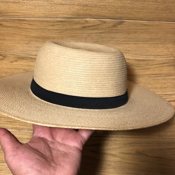 Women Straw hat handmade 100% palm sleeves maya Quiche Indian Guatemala made Women Straw hat handmade 100% palm sleeves maya Quiche  main image 3